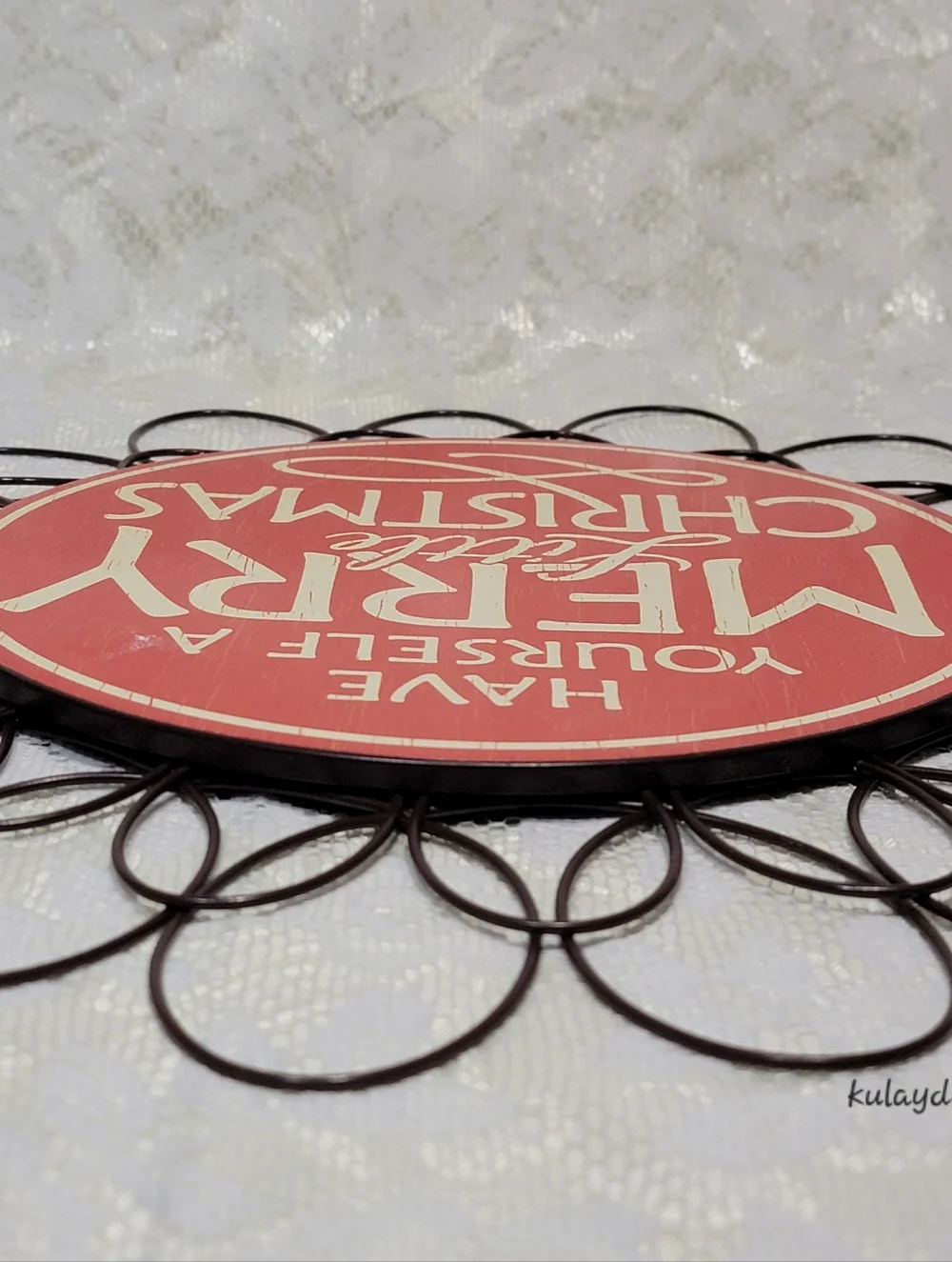 Hallmark Have Yourself a Merry Little Christmas Wall Door Metal Holiday Sign